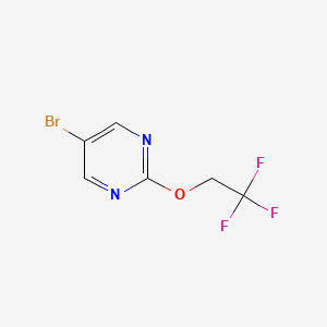 molecular formula C6H4BrF3N2O B1289479 5-Bromo-2-(2,2,2-trifluoroethoxy)pyrimidine CAS No. 433683-47-7