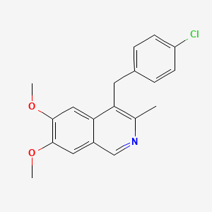 4-(4-Chlorobenzyl)-6,7-dimethoxy-3-methylisoquinoline