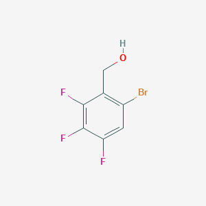 molecular formula C7H4BrF3O B1289498 (6-Bromo-2,3,4-trifluorophenyl)methanol CAS No. 651326-73-7