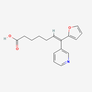 (E)-7-(Furan-2-yl)-7-(pyridin-3-yl)hept-6-enoic acid