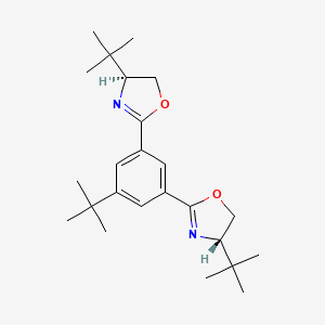 (4S,4'S)-2,2'-(5-(tert-butyl)-1,3-phenylene)bis(4-(tert-butyl)-4,5-dihydrooxazole)