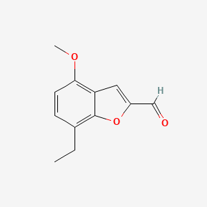 7-Ethyl-4-methoxybenzofuran-2-carbaldehyde