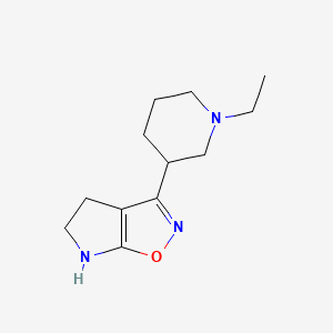 3-(1-ethylpiperidin-3-yl)-4,5-dihydro-2H-pyrrolo[3,2-d][1,2]oxazole