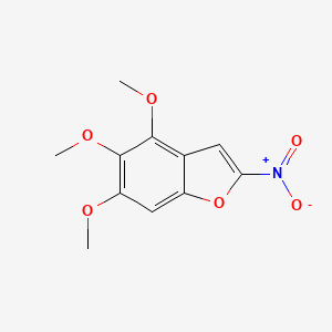 4,5,6-Trimethoxy-2-nitro-1-benzofuran