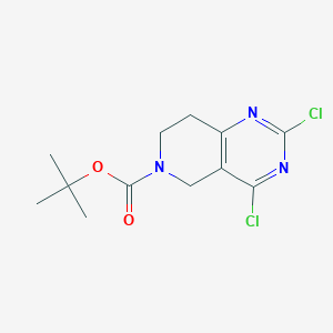 molecular formula C12H15Cl2N3O2 B1289505 tert-butyl 2,4-Dichloro-7,8-dihydropyrido[4,3-d]pyrimidine-6(5H)-carboxylate CAS No. 635698-56-5