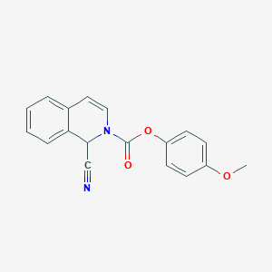 4-Methoxyphenyl 1-cyanoisoquinoline-2(1h)-carboxylate