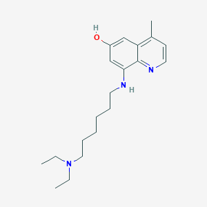 8-((6-(Diethylamino)hexyl)amino)-4-methylquinolin-6-ol