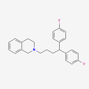 2-(4,4-Bis(4-fluorophenyl)butyl)-1,2,3,4-tetrahydroisoquinoline