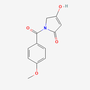 4-Hydroxy-1-(4-methoxybenzoyl)-1,5-dihydro-2H-pyrrol-2-one