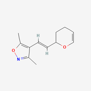 4-(2-(3,4-Dihydro-2H-pyran-2-yl)vinyl)-3,5-dimethylisoxazole