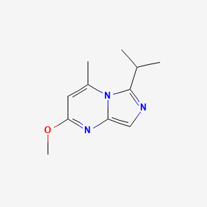 2-Methoxy-4-methyl-6-(propan-2-yl)imidazo[1,5-a]pyrimidine