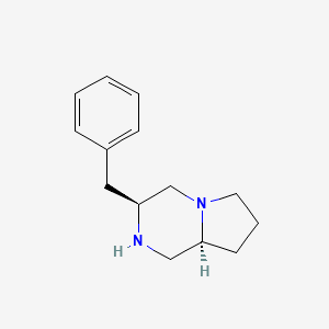molecular formula C14H20N2 B1289519 (3s,8As)-3-benzyloctahydropyrrolo[1,2-a]pyrazine CAS No. 816429-58-0