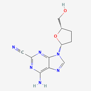 Adenosine, 2-cyano-2',3'-dideoxy-