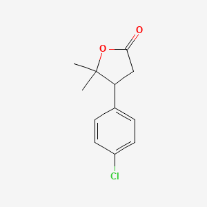 4-(4-Chlorophenyl)-5,5-dimethyldihydrofuran-2(3h)-one