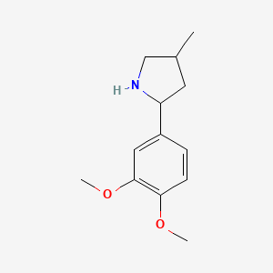 2-(3,4-Dimethoxyphenyl)-4-methylpyrrolidine