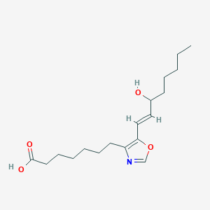 7-(5-(3-Hydroxyoct-1-en-1-yl)oxazol-4-yl)heptanoic acid