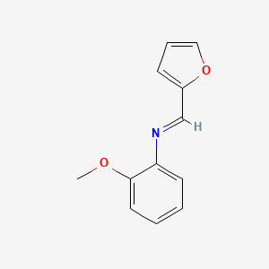 Benzenamine, N-(2-furanylmethylene)-2-methoxy-