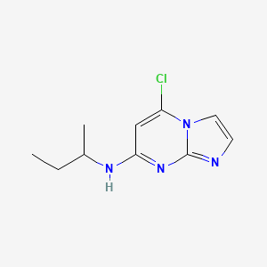 N-(Butan-2-yl)-5-chloroimidazo[1,2-a]pyrimidin-7-amine