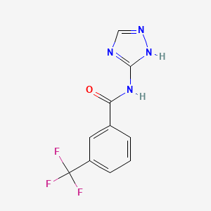 N-(1H-1,2,4-triazol-5-yl)-3-(trifluoromethyl)benzamide