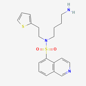 N-(4-Aminobutyl)-N-(2-(thiophen-2-yl)ethyl)isoquinoline-5-sulfonamide