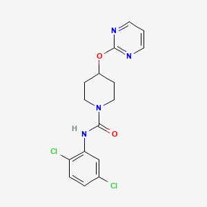 N-(2,5-Dichlorophenyl)-4-[(pyrimidin-2-yl)oxy]piperidine-1-carboxamide