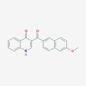 3-(6-Methoxynaphthalene-2-carbonyl)quinolin-4(1H)-one