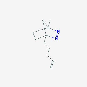 B128955 2,3-Diazabicyclo[2.2.1]hept-2-ene, 4-methyl-1-(pent-4-en-1-yl)- CAS No. 150667-99-5