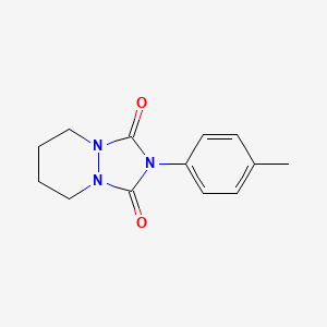 1H-(1,2,4)Triazolo(1,2-a)pyridazine-1,3(2H)-dione, tetrahydro-2-(4-methylphenyl)-