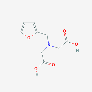 molecular formula C9H11NO5 B12895543 2,2'-((Furan-2-ylmethyl)azanediyl)diacetic acid CAS No. 57362-11-5