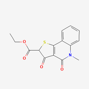 Ethyl 5-methyl-3,4-dioxo-2,3,4,5-tetrahydrothieno[3,2-c]quinoline-2-carboxylate