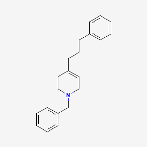 molecular formula C21H25N B1289556 1-Benzyl-4-(3-phenylpropyl)-1,2,3,6-tetrahydropyridine CAS No. 70152-27-1