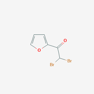 2,2-Dibromo-1-(furan-2-YL)ethanone