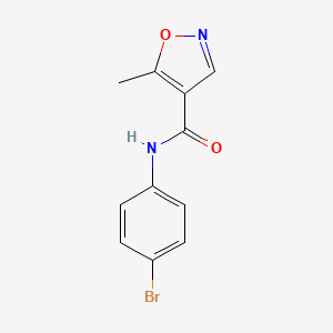 N-(4-Bromophenyl)-5-methyl-1,2-oxazole-4-carboxamide