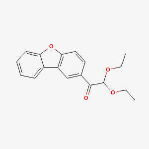 1-(Dibenzo[b,d]furan-2-yl)-2,2-diethoxyethanone