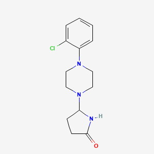 5-(4-(2-Chlorophenyl)piperazin-1-yl)pyrrolidin-2-one