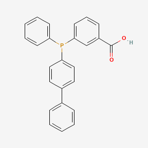 3-[([1,1'-Biphenyl]-4-yl)(phenyl)phosphanyl]benzoic acid