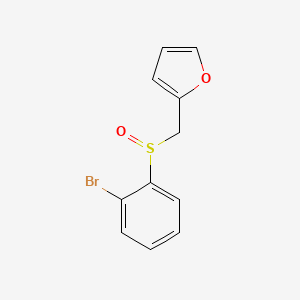 2-(((2-Bromophenyl)sulfinyl)methyl)furan