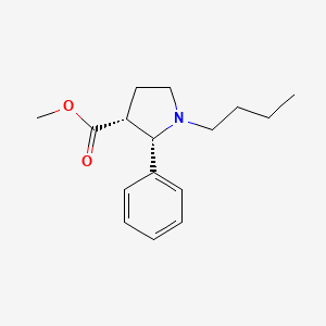 Cis-methyl 1-butyl-2-phenylpyrrolidine-3-carboxylate