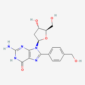 2'-Deoxy-8-[4-(hydroxymethyl)phenyl]guanosine