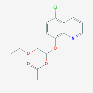 1-((5-Chloroquinolin-8-yl)oxy)-2-ethoxyethyl acetate