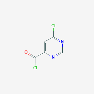 molecular formula C5H2Cl2N2O B1289590 6-Chloropyrimidine-4-carbonyl chloride CAS No. 263270-52-6