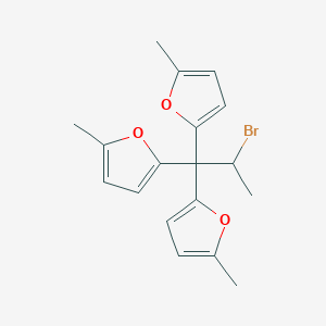 2,2',2''-(2-Bromopropane-1,1,1-triyl)tris(5-methylfuran)