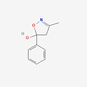 3-Methyl-5-phenyl-4,5-dihydro-1,2-oxazol-5-ol