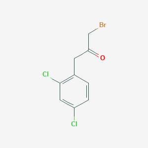 molecular formula C9H7BrCl2O B1289610 1-Bromo-3-(2,4-dichlorophenyl)propan-2-one CAS No. 651358-40-6