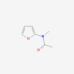 molecular formula C7H9NO2 B12896121 N-(Furan-2-yl)-N-methylacetamide CAS No. 62187-53-5