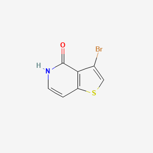 molecular formula C7H4BrNOS B1289619 3-Bromothieno[3,2-c]pyridin-4(5H)-one CAS No. 799293-83-7