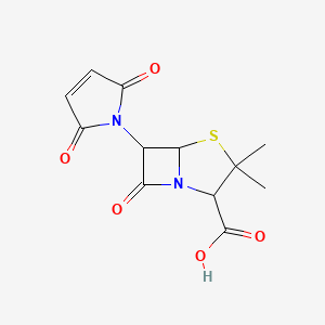 6-(2,5-Dioxo-2,5-dihydro-1H-pyrrol-1-yl)-3,3-dimethyl-7-oxo-4-thia-1-azabicyclo[3.2.0]heptane-2-carboxylic acid