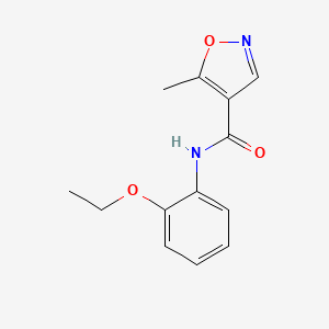 N-(2-Ethoxyphenyl)-5-methyl-1,2-oxazole-4-carboxamide