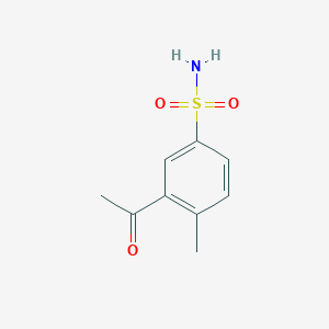 3-Acetyl-4-methylbenzene-1-sulfonamide
