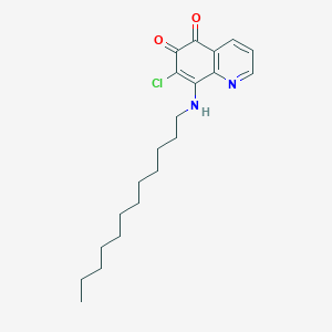 7-Chloro-8-dodecylamino-5,6-quinolinedione